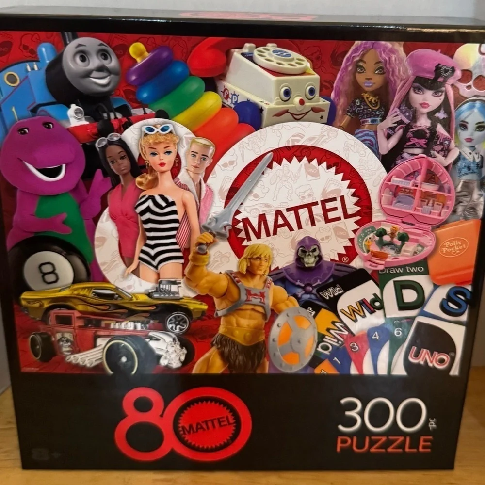 Mattel 80th Anniversary 300-Piece Puzzle
